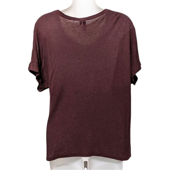 & OTHER STORIES Wool Blend Scoop Neck Short Sleeve Top 6 - Picture 4 of 7